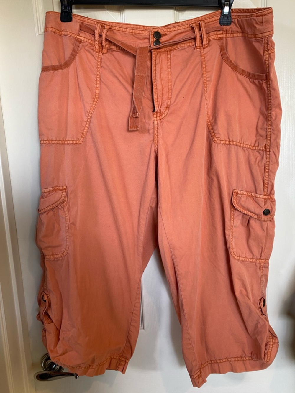 Venezia Coral Cargo Shorts with Utility Pockets